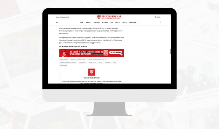 CONTOH ARTICLE ADS BANNER - EPOCHSTREAM