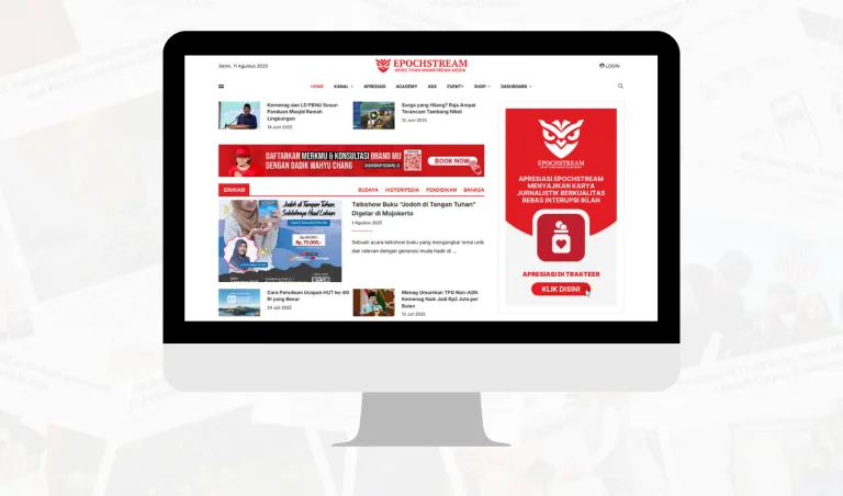 CONTOH HORIZONTAL ADS BANNER - EPOCHSTREAM